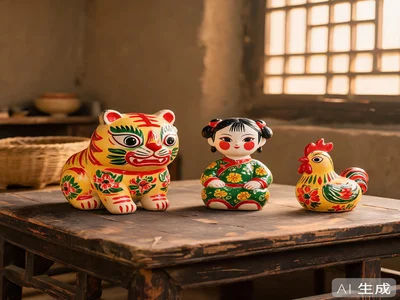 凤翔泥塑：黄土坡上开出的彩色花
